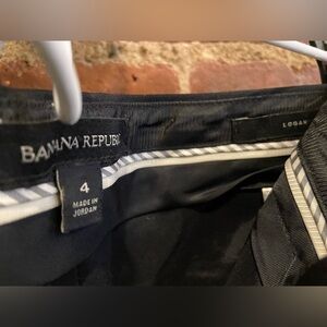Banana Republic Black Logan Dress Pants - Size 4